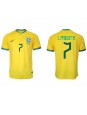 Brasilien Lucas Paqueta #7 Heimtrikot WM 2022 Kurzarm